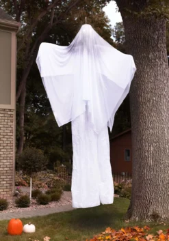 12 Foot Giant Hanging Light Up Ghost Decoration