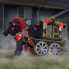 12 Ft Inflatable Halloween Carriage Decoration