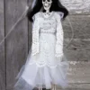 16-Inch Skeleton Dressed Bride Halloween Decoration