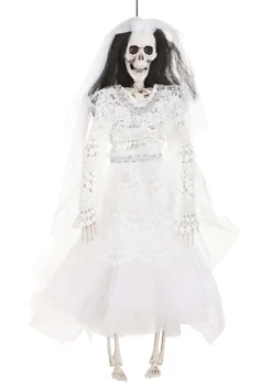 16-Inch Skeleton Dressed Bride Halloween Decoration -Fun Costumes Shop 16 skeleton dressed bride alt 5