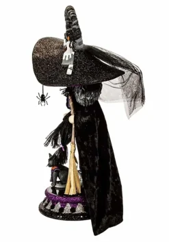 Kurt Adler Hollywood Purple Witch Nutcracker -Fun Costumes Shop 17 hollywood witch nutcracker alt 2