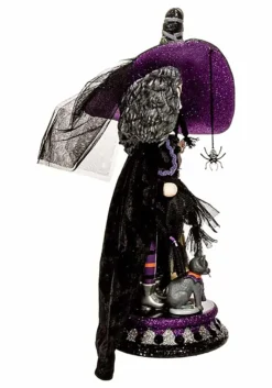 Kurt Adler Hollywood Purple Witch Nutcracker -Fun Costumes Shop 17 hollywood witch nutcracker alt 3