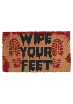 AMSCAN 17 Inch Bloody Footprint Halloween Doormat