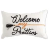 Welcome My Pretties 19" Embroidered Pillow