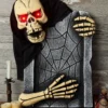 21 Inch Animated Skeleton Tombstone Prop