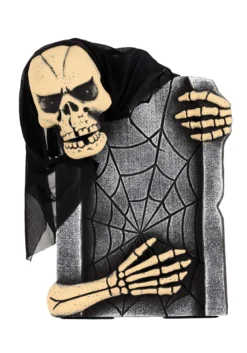 21 Inch Animated Skeleton Tombstone Prop -Fun Costumes Shop 21 inch animated skeleton tombstone alt 5
