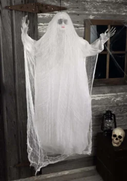 3 Ft Hanging Female Ghost Halloween Prop