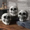 3-Pack Of Large Skulls Table Decoration