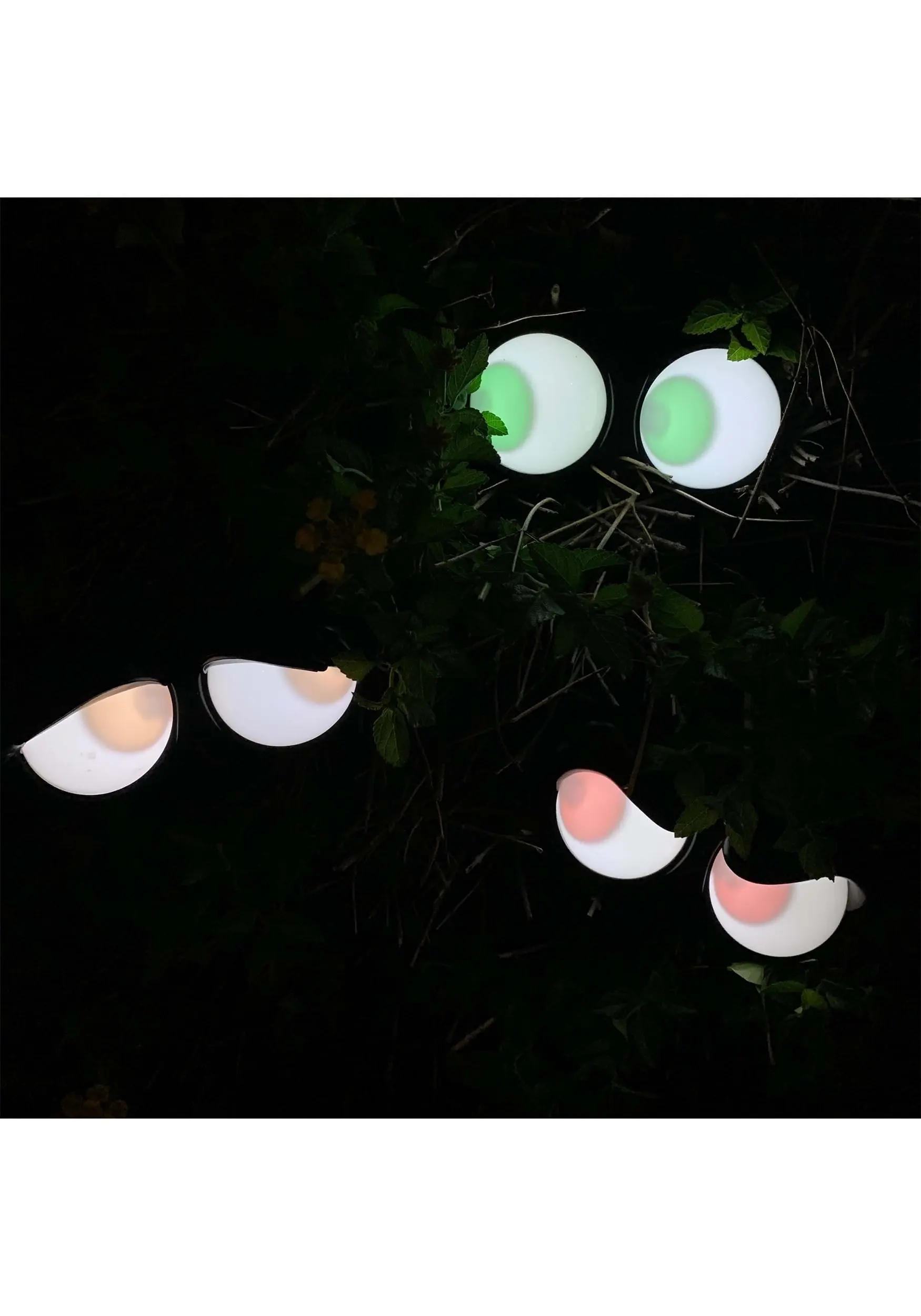 3 Pack Sound-Activated Flashing Peeping Eyes Light Set 2 3 Pack Sound-Activated Flashing Peeping Eyes Light Set - Image 2