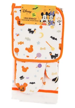 3 Piece Disney Mickey Halloween Treats Textile Kitchen Set -Fun Costumes Shop 3 piece disney mickey halloween treats textile set alt 4