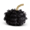4" Black Fringe Pumpkin