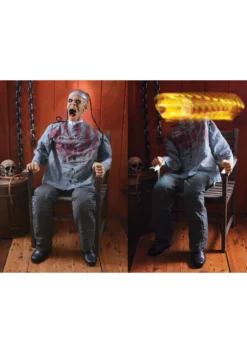 Fun World 5 Ft Death Row Animated Halloween Decoration -Fun Costumes Shop 5ft animated death row decoration alt 4