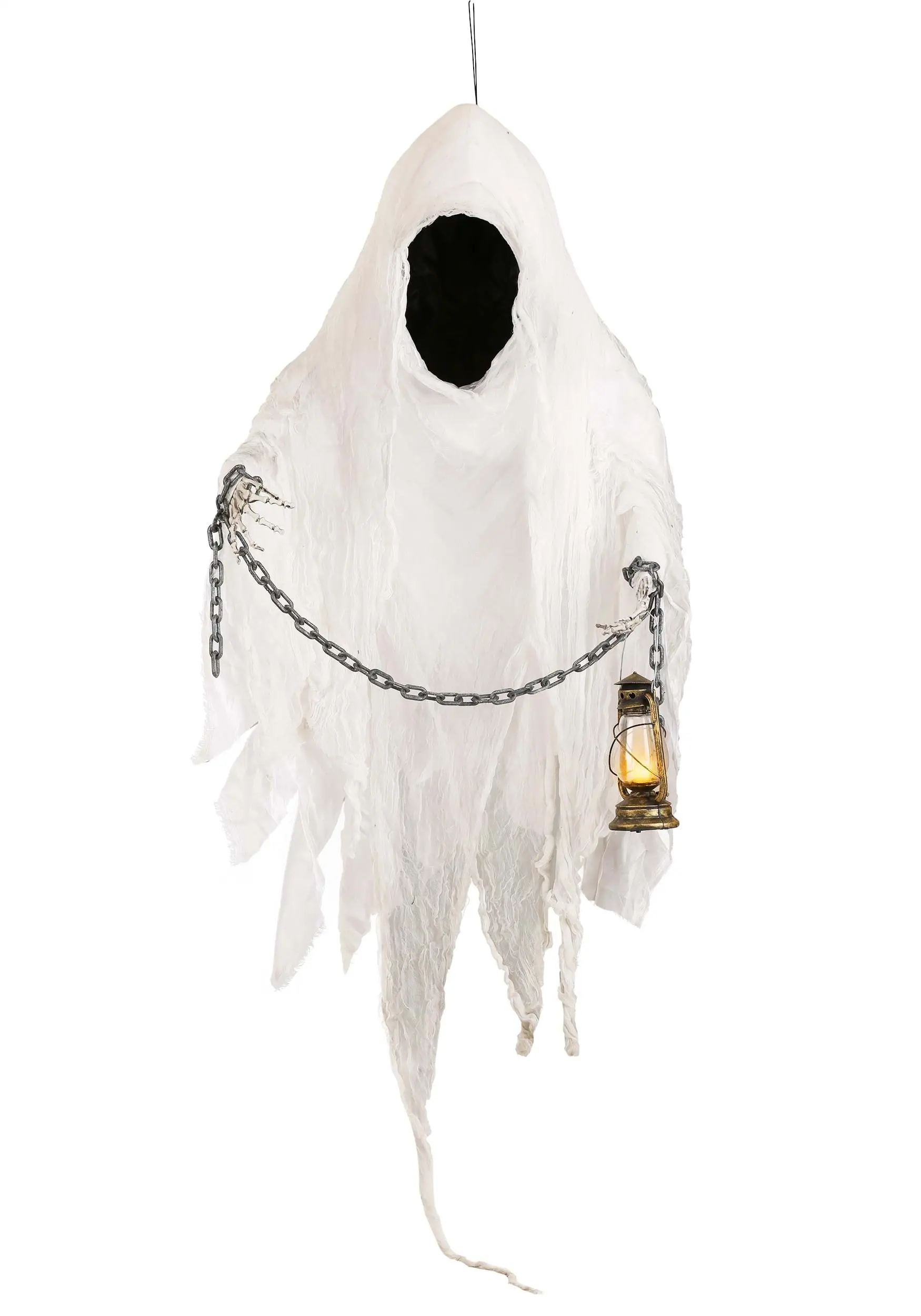 5ft Large Hanging Faceless Ghost Decoration 5 5ft Large Hanging Faceless Ghost Decoration - Image 5