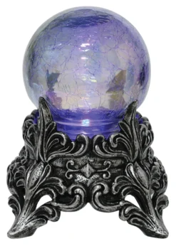 7" Color Changing Mystic Crystal Ball Decoration