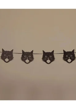 72 Inch Glittered Scaredy Cat Garland -Fun Costumes Shop 72 glittered scaredy cat silhouette garland alt 2