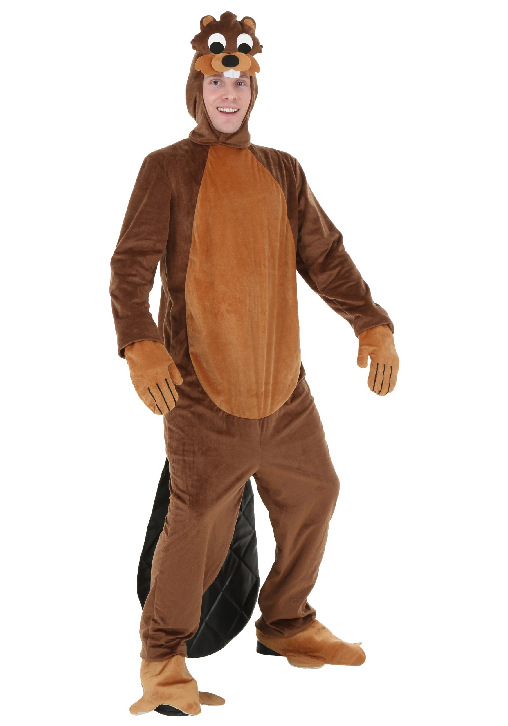 Adult Busy Beaver Costume 1 Adult Busy Beaver Costume