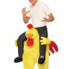 Chicken Fight Ride On Adult Costume