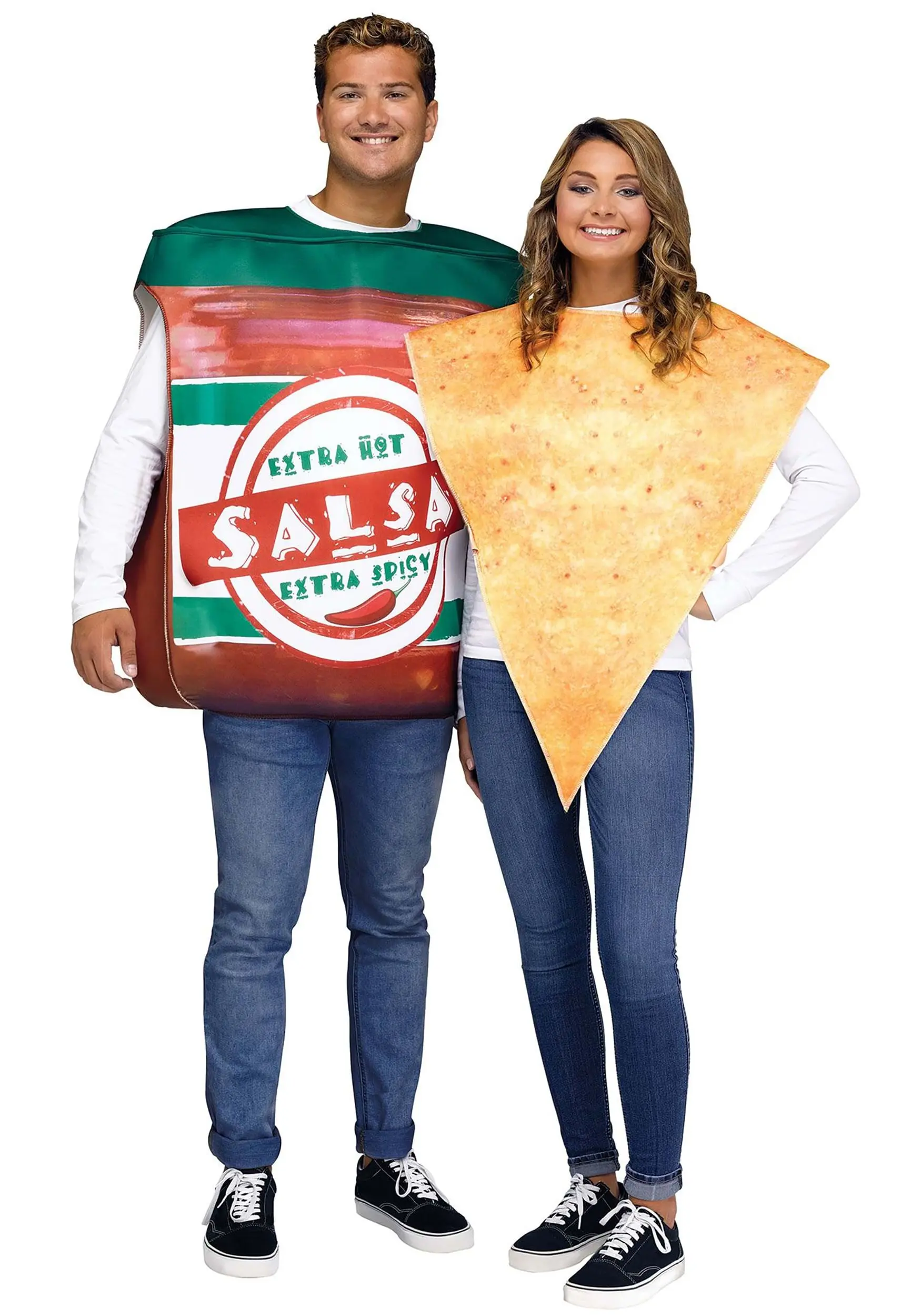 Fun World Chips And Salsa Couple's Costume For Adults 1 Fun World Chips And Salsa Couple's Costume For Adults