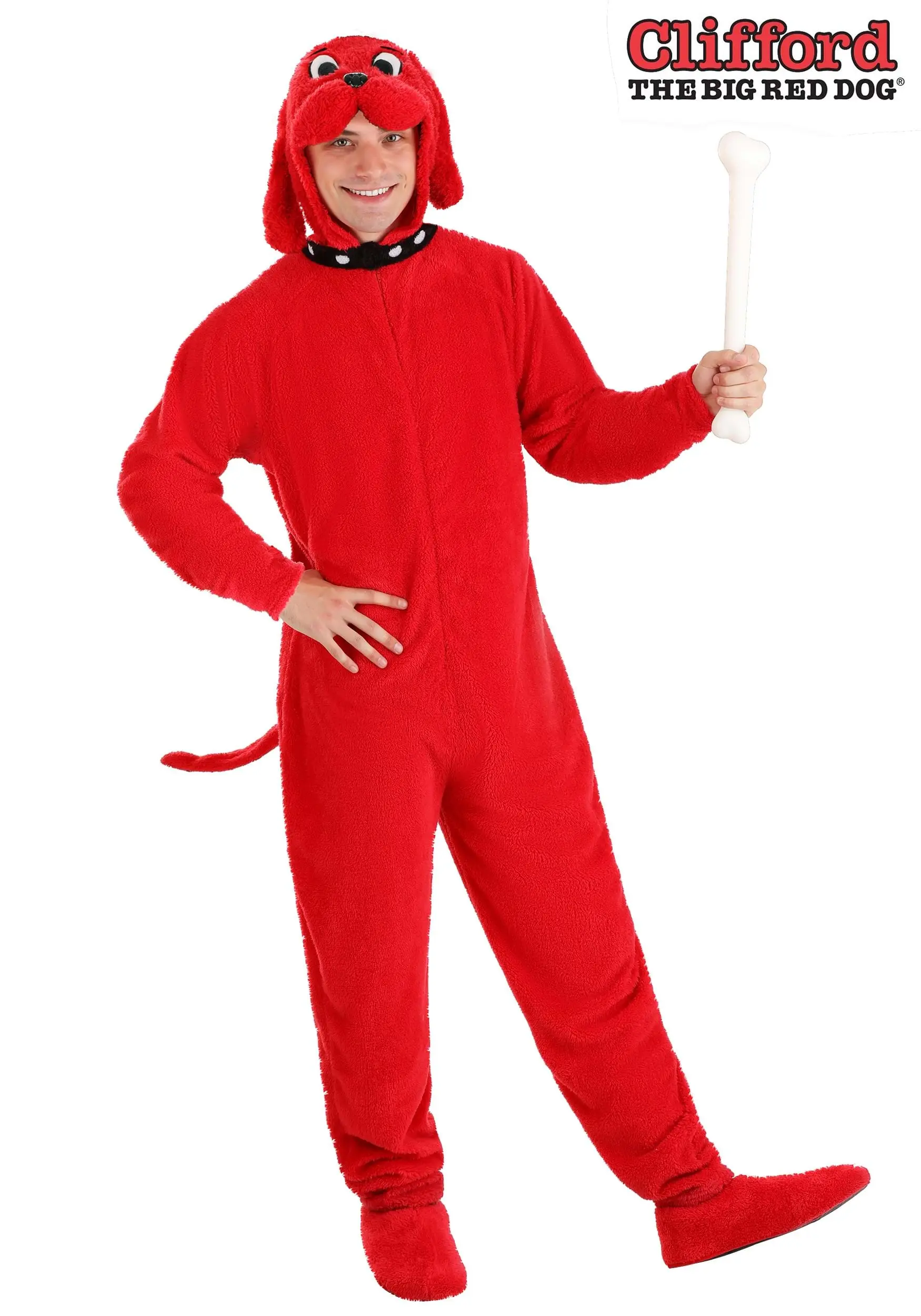 Clifford The Big Red Adult Dog Costume 1 Clifford The Big Red Adult Dog Costume