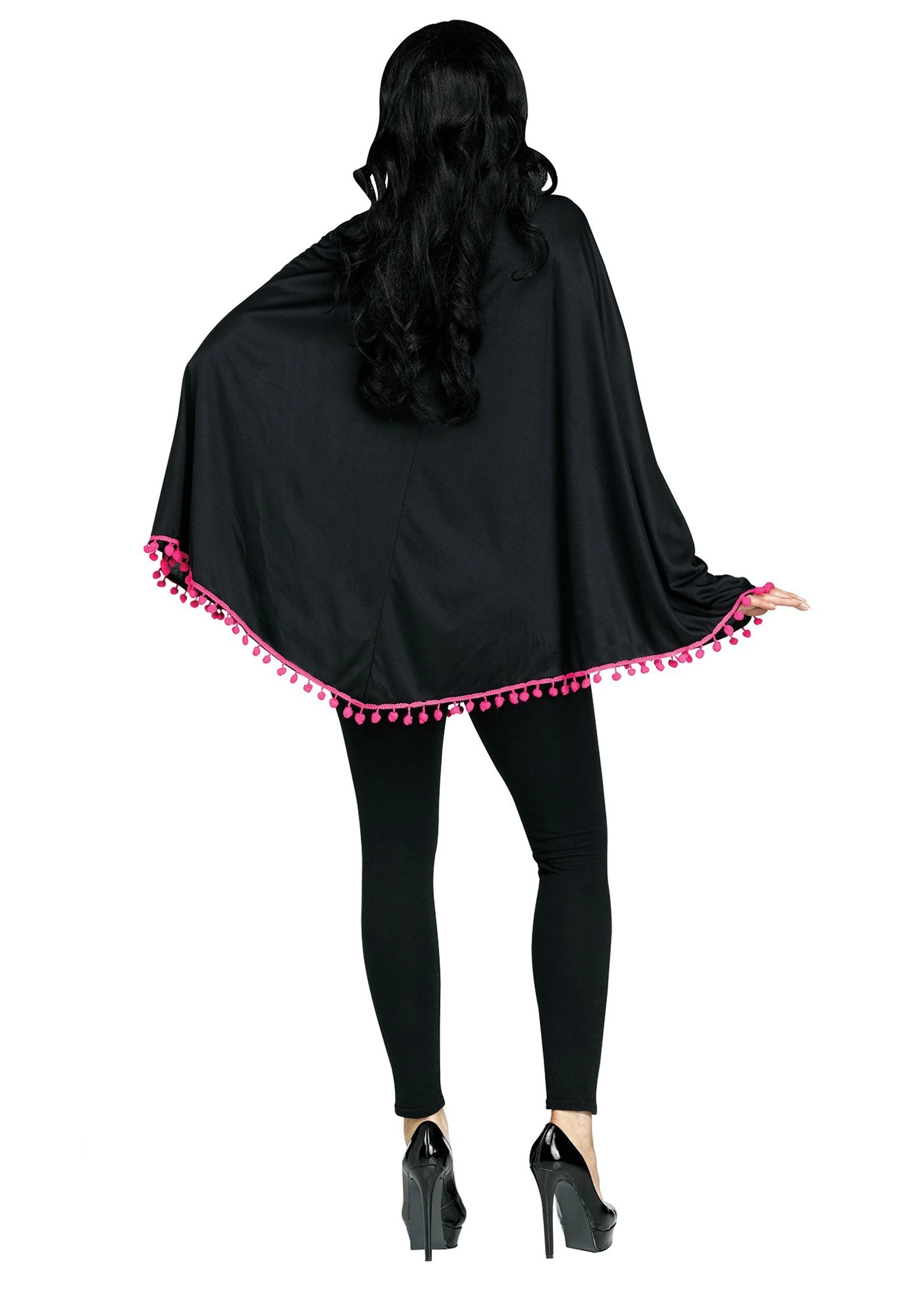 Fun World Color Bones Adult Poncho Costume 2 Fun World Color Bones Adult Poncho Costume - Image 2