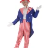 Deluxe Uncle Sam Costume For Adults