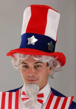Deluxe Uncle Sam Costume For Adults -Fun Costumes Shop adult deluxe uncle sam costume alt 2