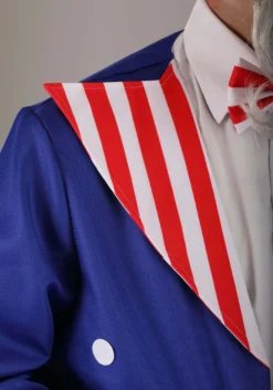 Deluxe Uncle Sam Costume For Adults -Fun Costumes Shop adult deluxe uncle sam costume alt 3