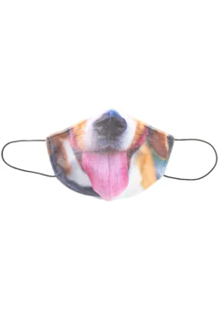 Adult's Dog With Tongue Sublimated Face Mask -Fun Costumes Shop adult dog with tongue sublimated face mask alt 2