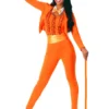 Adult Female Orange Tuxedo Costume