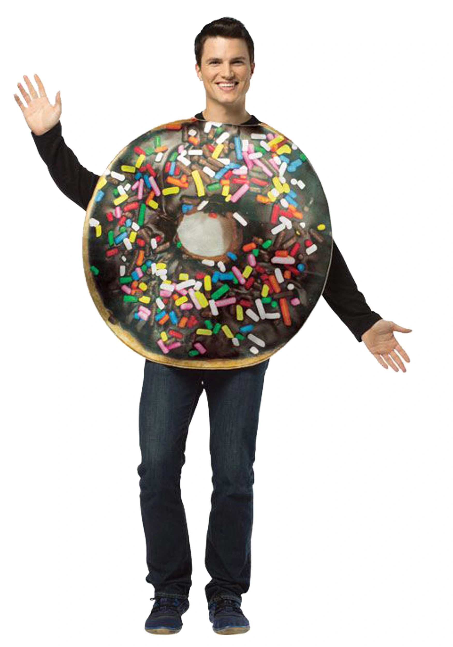 Adult Get Real Doughnut Costume 1 Adult Get Real Doughnut Costume