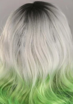 Gray And Green Ombre Wig For Adults -Fun Costumes Shop adult grey and green ombre wig 1
