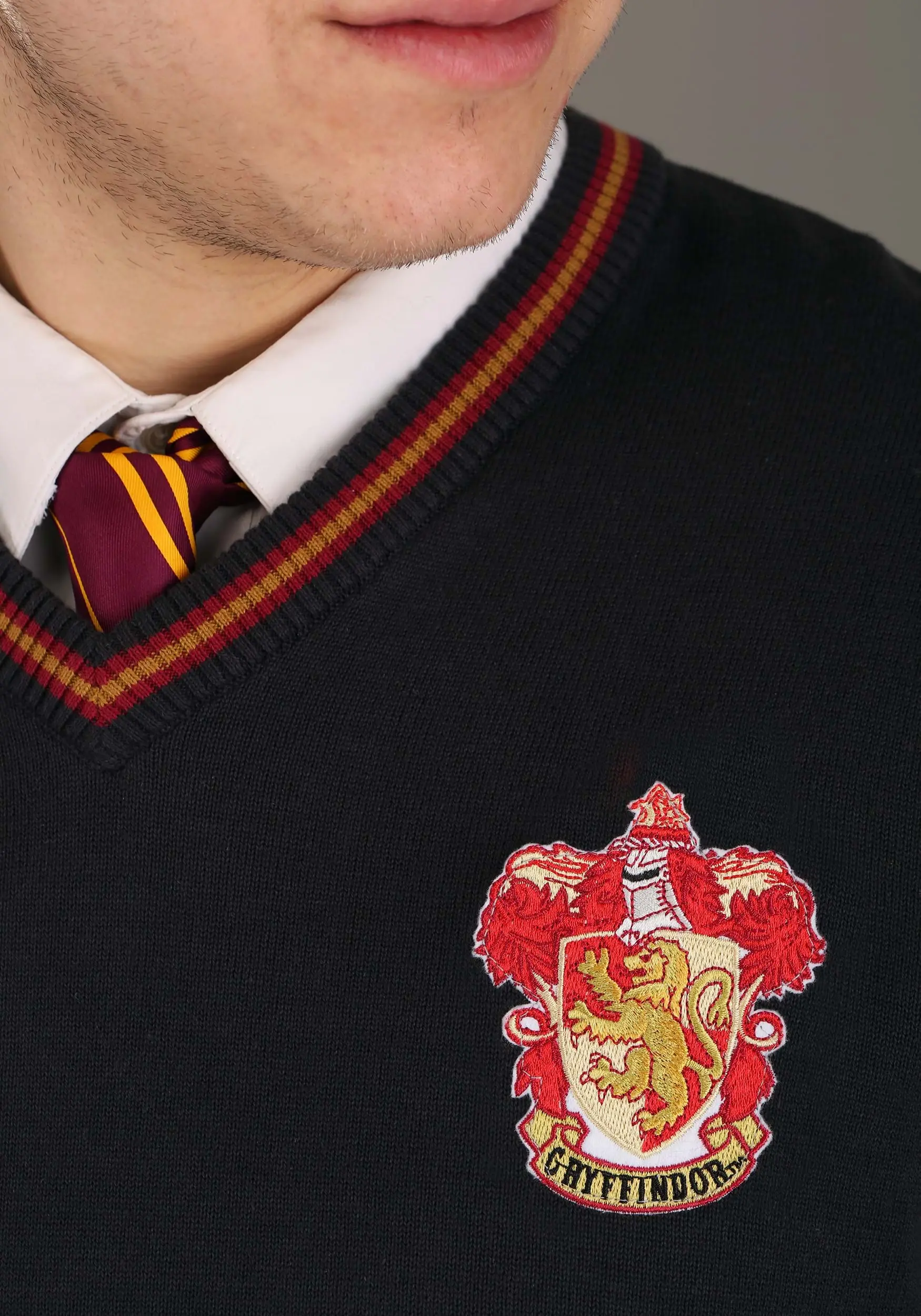 Adult Harry Potter Gryffindor Uniform Sweater 6 Adult Harry Potter Gryffindor Uniform Sweater - Image 6