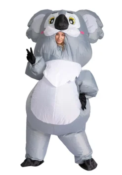 Adult Inflatable Koala Costume -Fun Costumes Shop adult inflatable koala costume alt 8