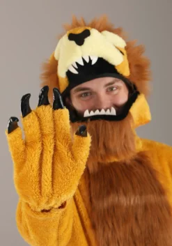 Lion Jawesome Costume For Adults 9 Lion Jawesome Costume For Adults -Fun Costumes Shop adult lion jawesome costume alt 1