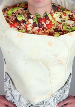 Mascot Burrito Costume For Adults -Fun Costumes Shop adult mascot burrito costume alt 1