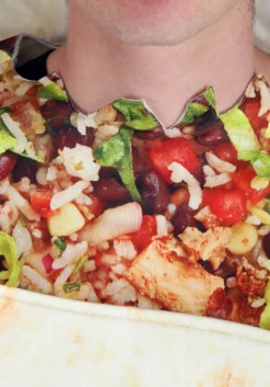 Mascot Burrito Costume For Adults -Fun Costumes Shop adult mascot burrito costume alt 3