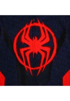 Miles Morales Spider Man Union Suit For Adults -Fun Costumes Shop adult miles morales union suit alt 3