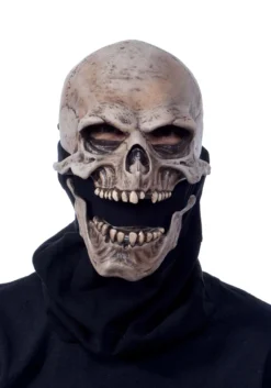 Adult Moving Mouth Skull Mask -Fun Costumes Shop adult moving mouth skull mask alt 1