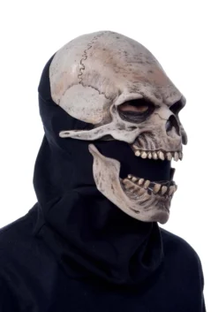 Adult Moving Mouth Skull Mask -Fun Costumes Shop adult moving mouth skull mask alt 7