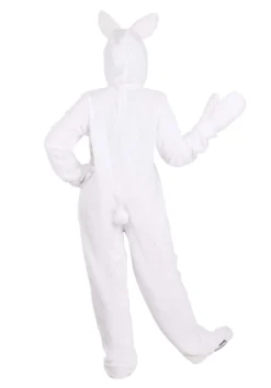 Adult White Bunny Costume 18 Adult White Bunny Costume -Fun Costumes Shop adult open face white bunny alt 6