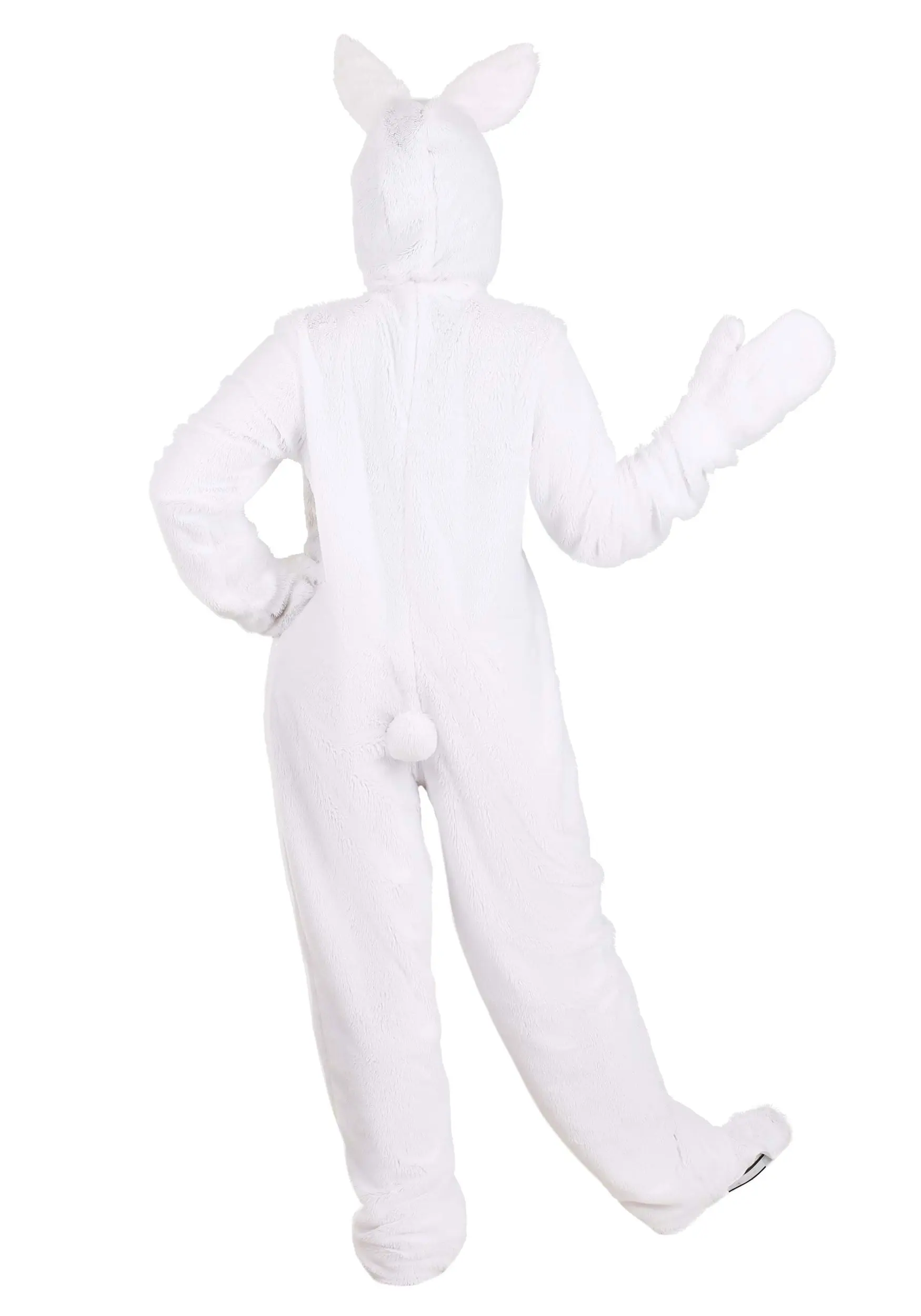 Adult White Bunny Costume 7 Adult White Bunny Costume - Image 7