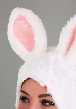 Adult White Bunny Costume 19 Adult White Bunny Costume -Fun Costumes Shop adult open face white bunny alt 7