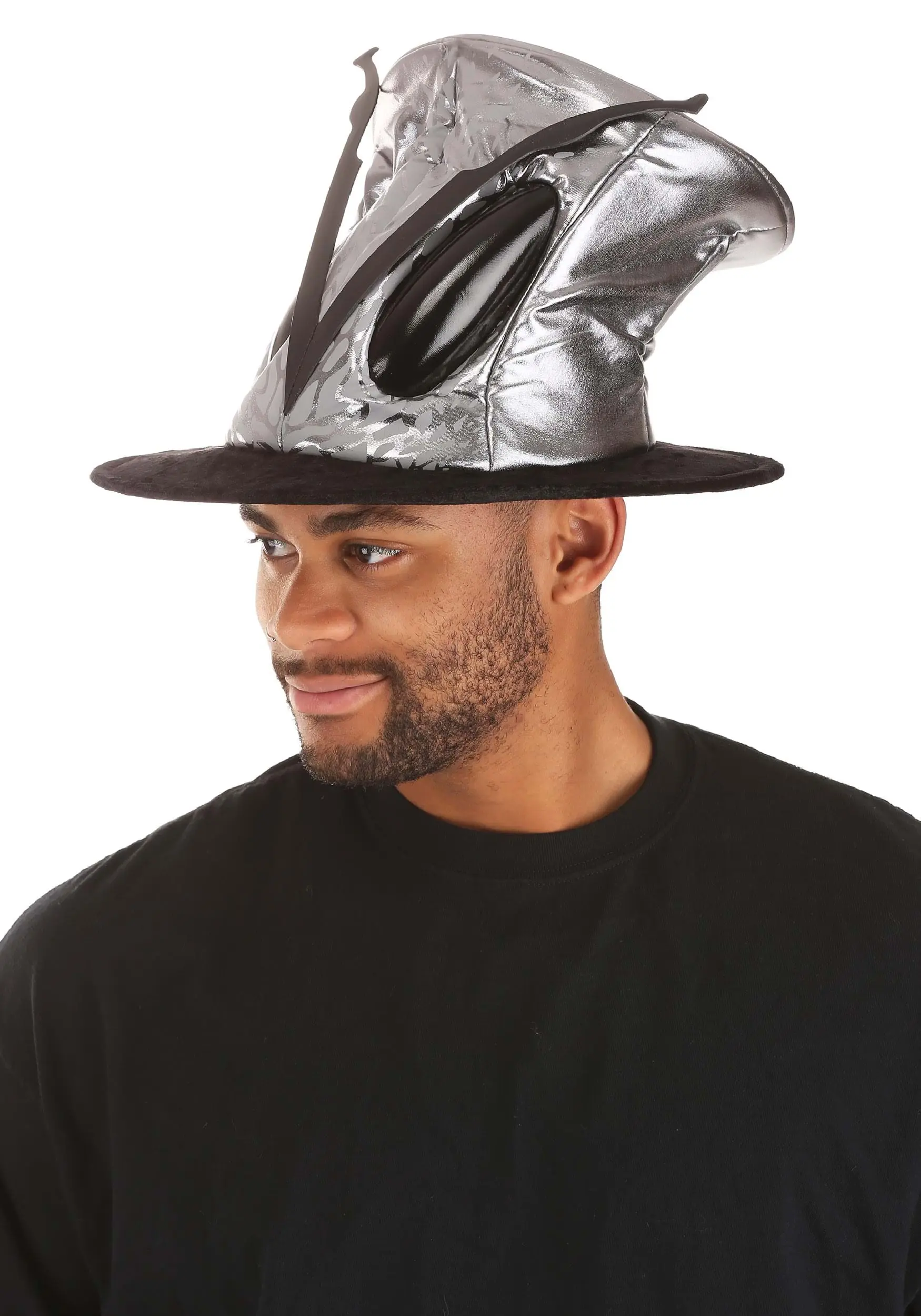Silver Ovo Top Hat For Adults 3 Silver Ovo Top Hat For Adults - Image 3