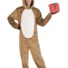 Plush Reindeer Costume For Adults
