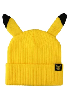 Adult Pokémon Pikachu 3D Cosplay Cuff Beanie