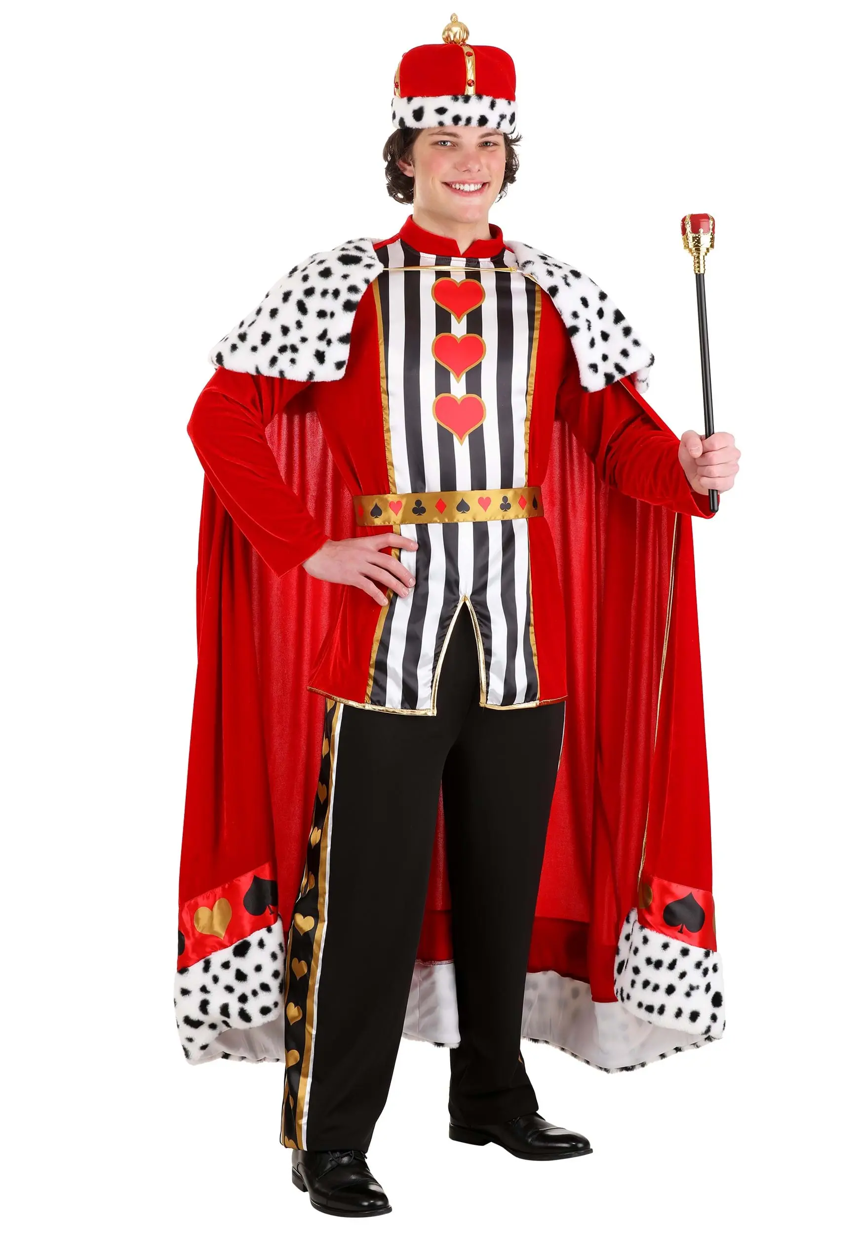 Adult Premium King Of Hearts Costume 1 Adult Premium King Of Hearts Costume