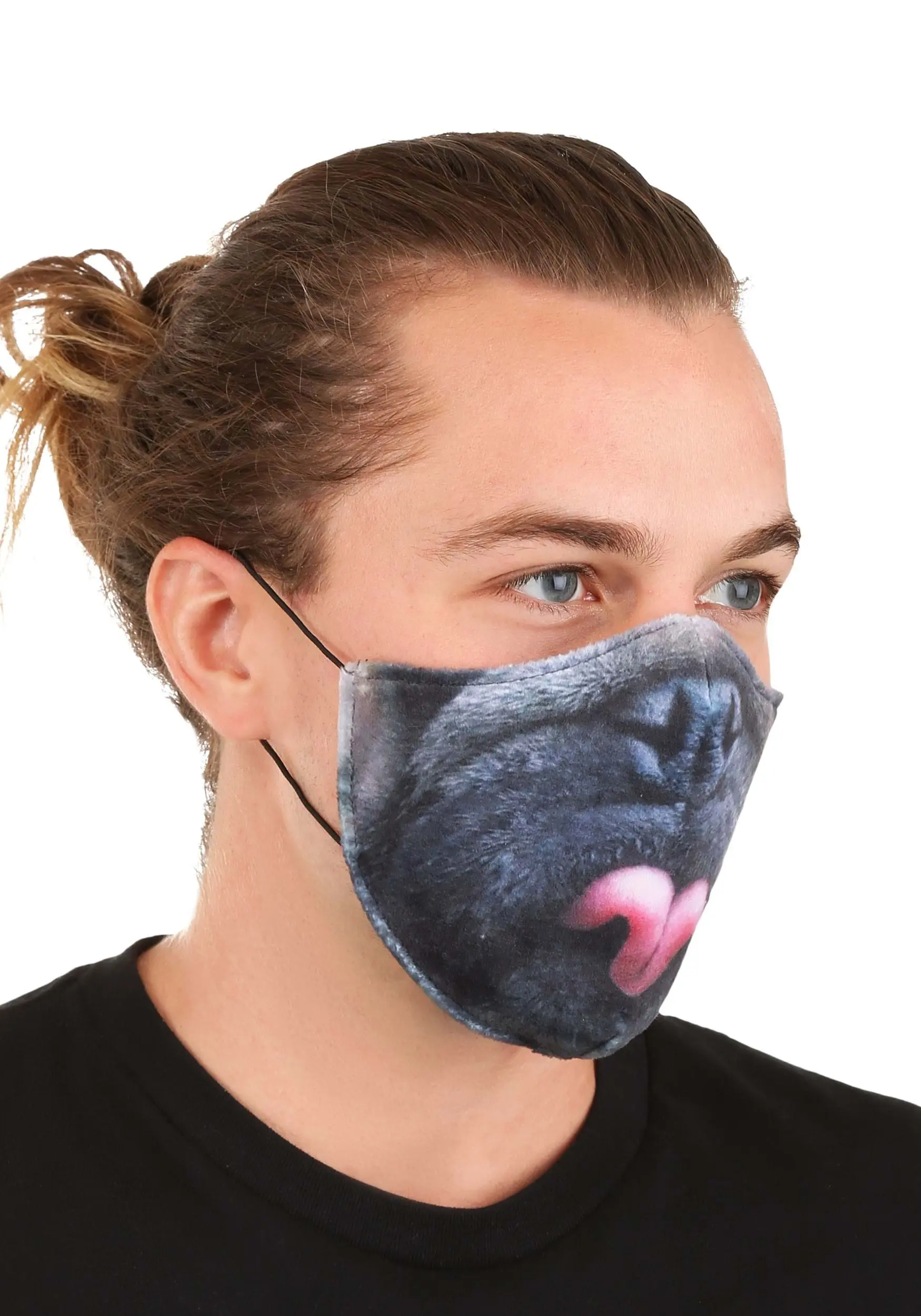Adult Pug Sublimated Face Mask 2 Adult Pug Sublimated Face Mask - Image 2