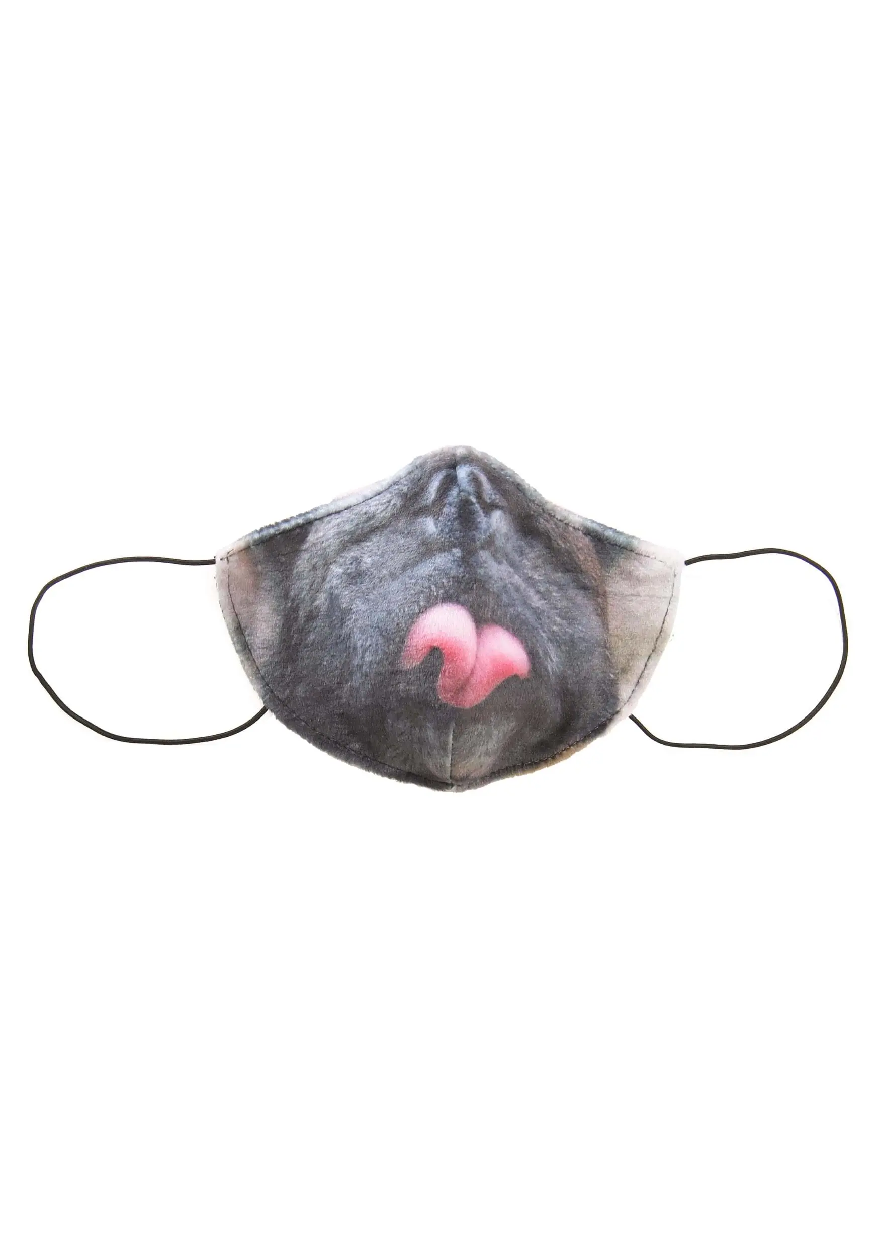 Adult Pug Sublimated Face Mask 3 Adult Pug Sublimated Face Mask - Image 3