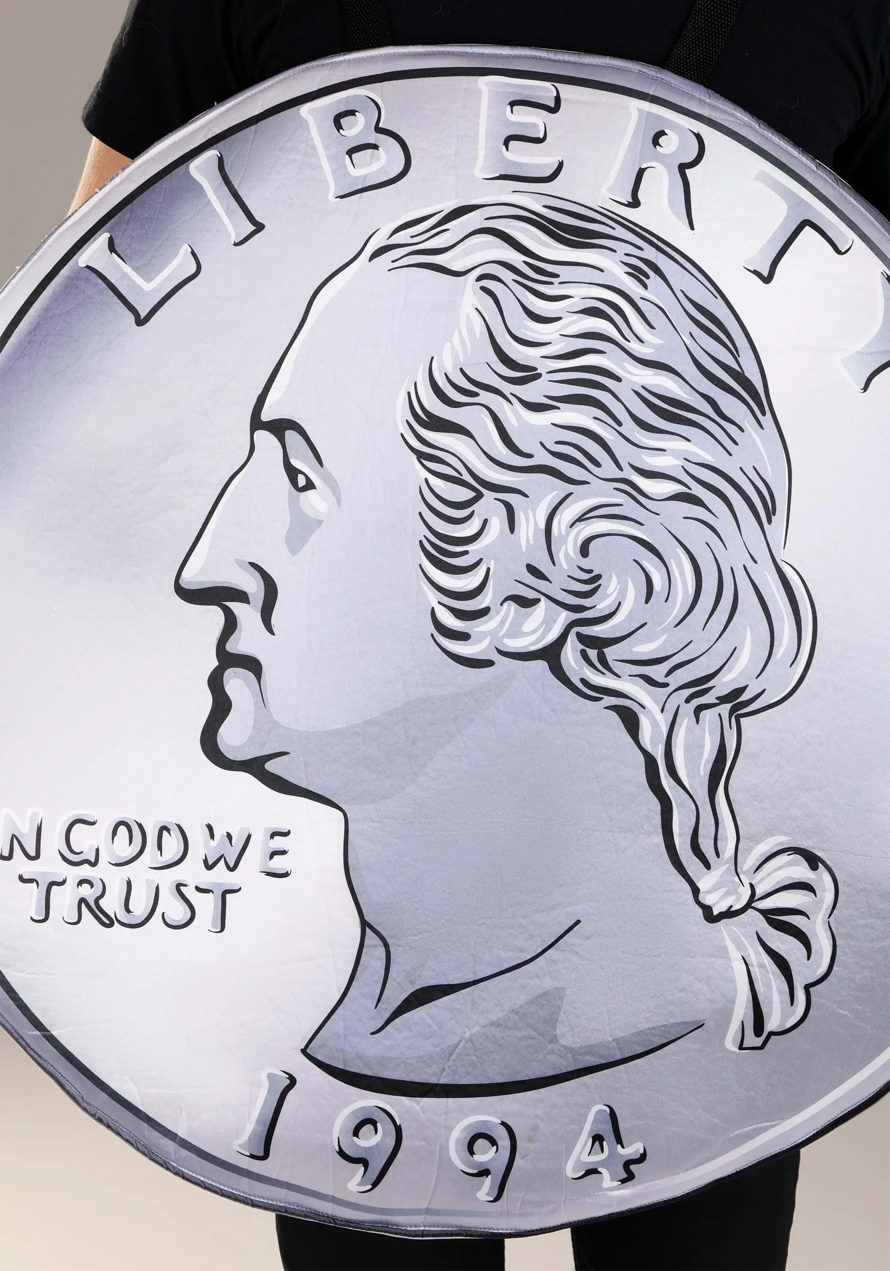 Silver Quarter Costume For Adults 3 Silver Quarter Costume For Adults - Image 3