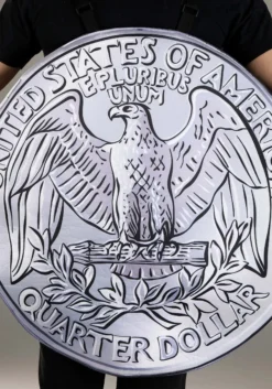 Silver Quarter Costume For Adults 7 Silver Quarter Costume For Adults -Fun Costumes Shop adult quarter costume alt 3